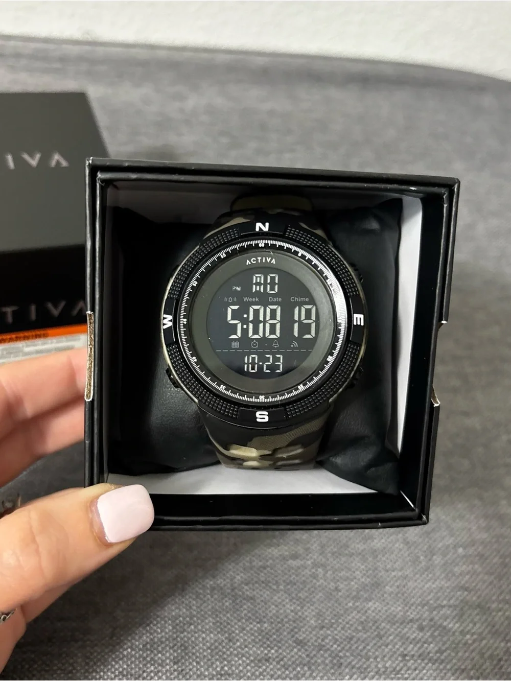 Activa ACW1915 Digital Sport Watch Camo NWT